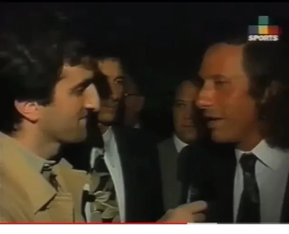 Tucán Pereyra Iraola entrevista a Guillermo Vilas frente a las cámaras de América Sports